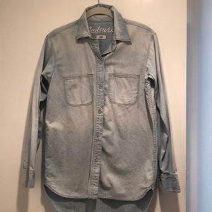 Madewell chambray button down shirt